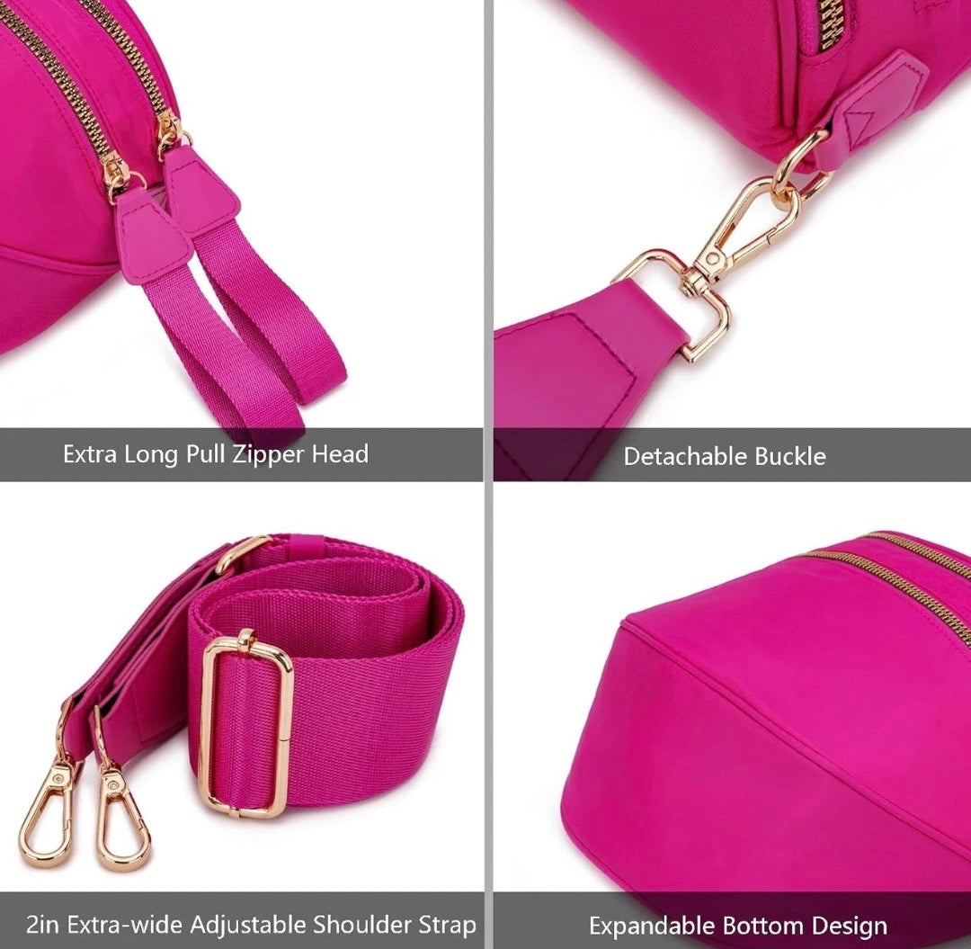 Hot Pink Cross Body Bum Bag