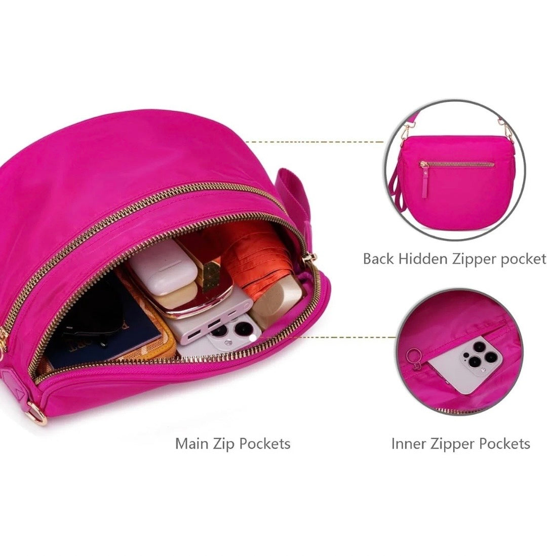 Hot Pink Cross Body Bum Bag