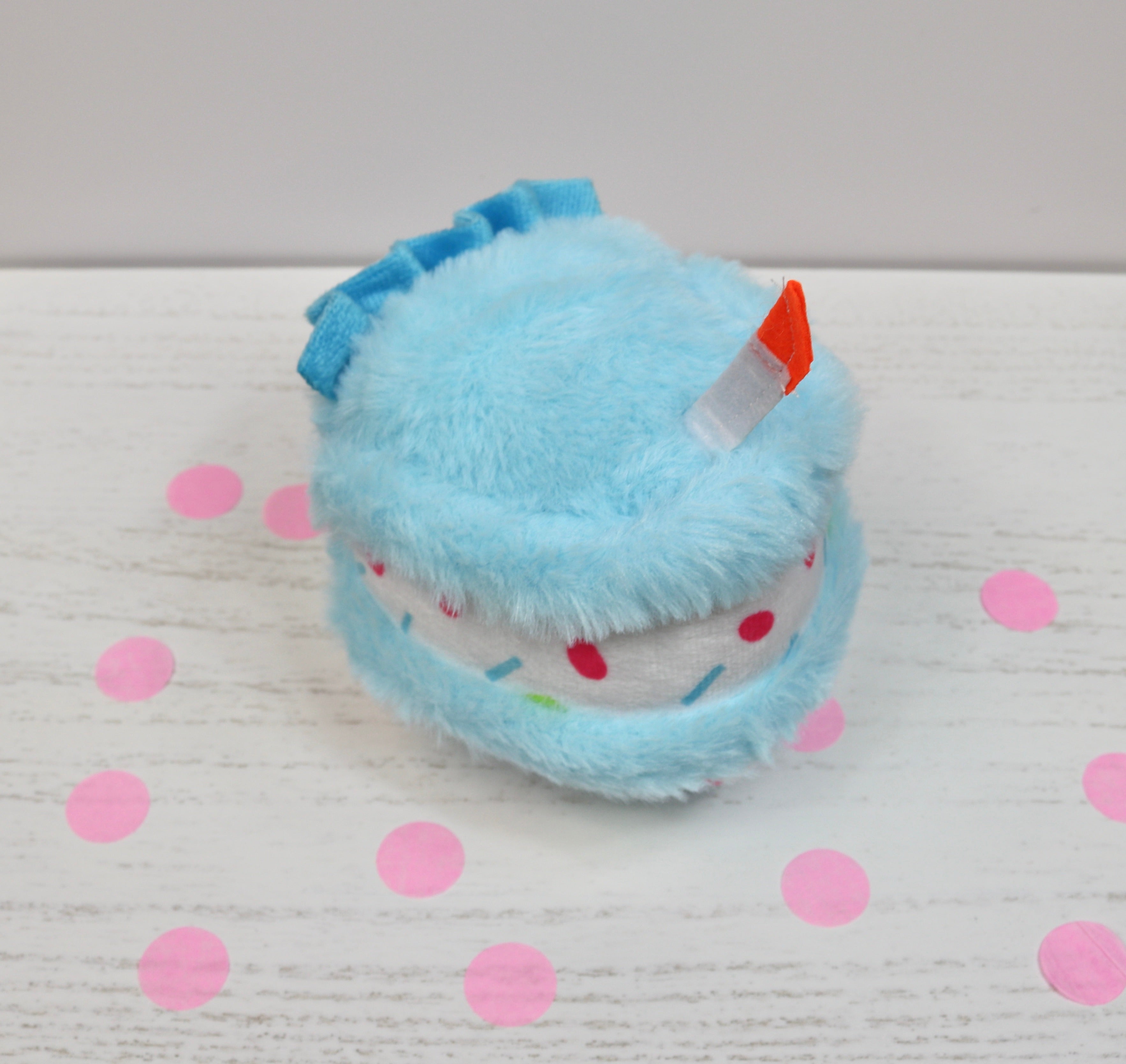 It's My Pawty Birthday Cake Slice Plush Toy
