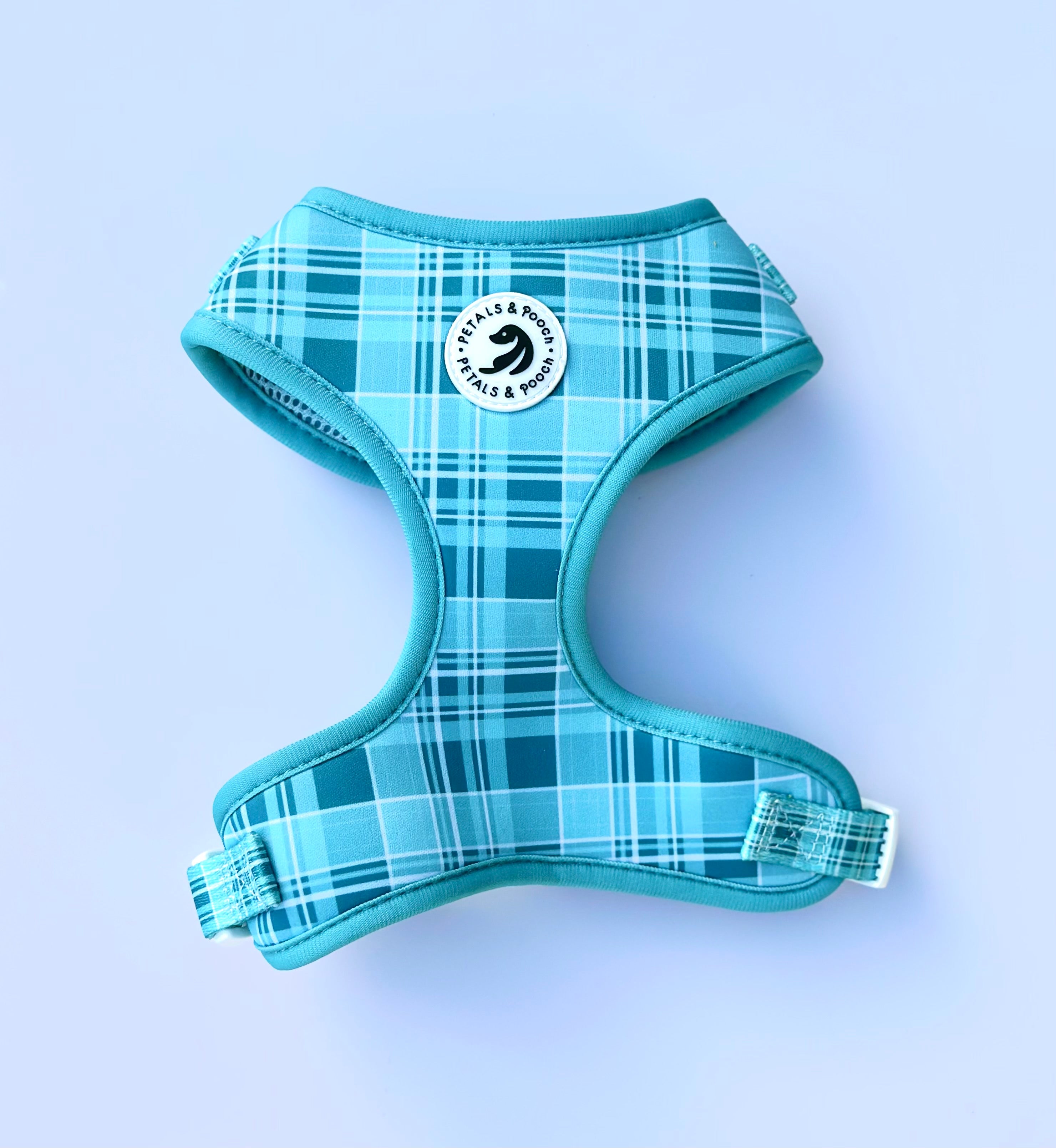 Coastal Plaid Adjustable Harness