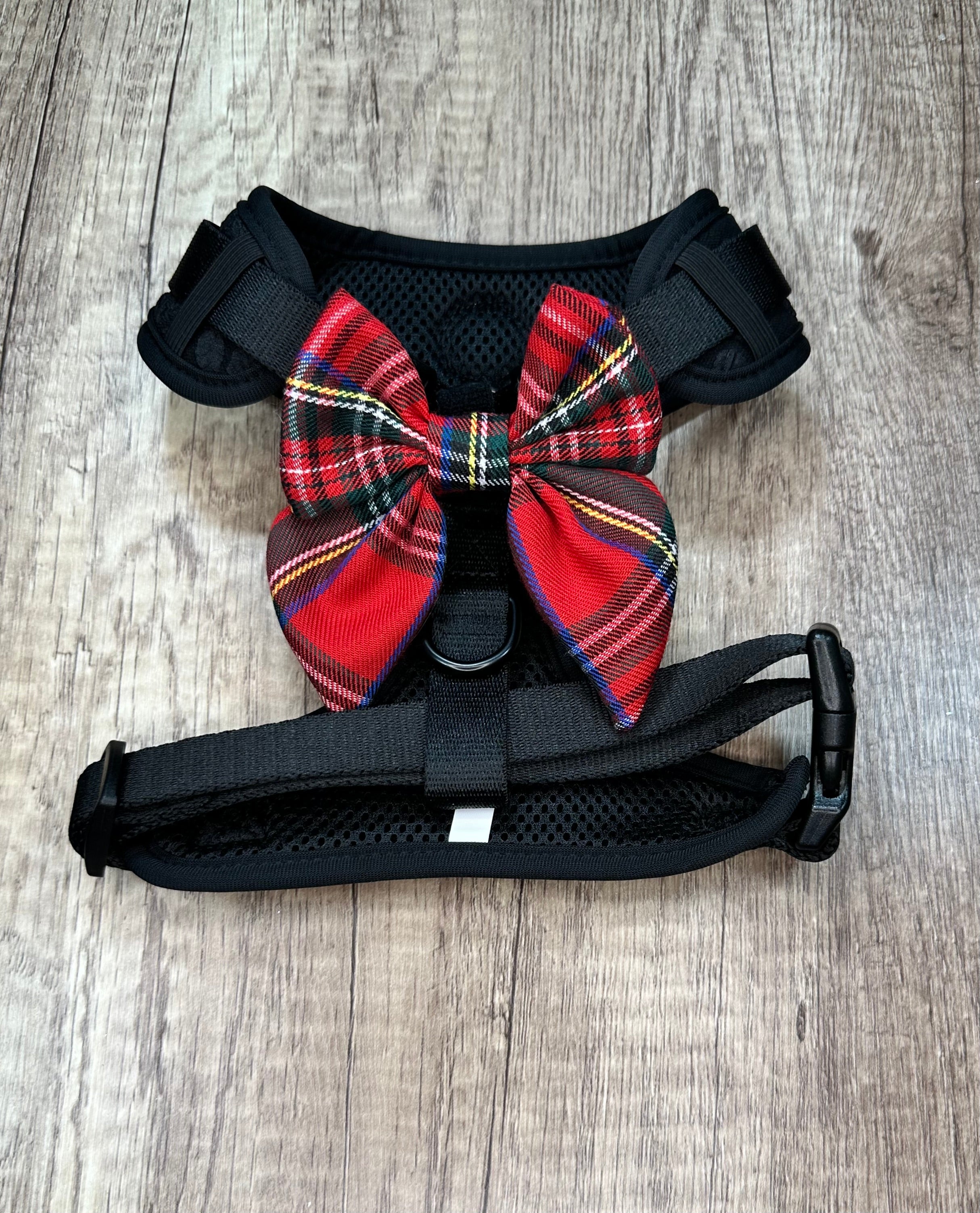 Winter Plaid Sailor Bow
