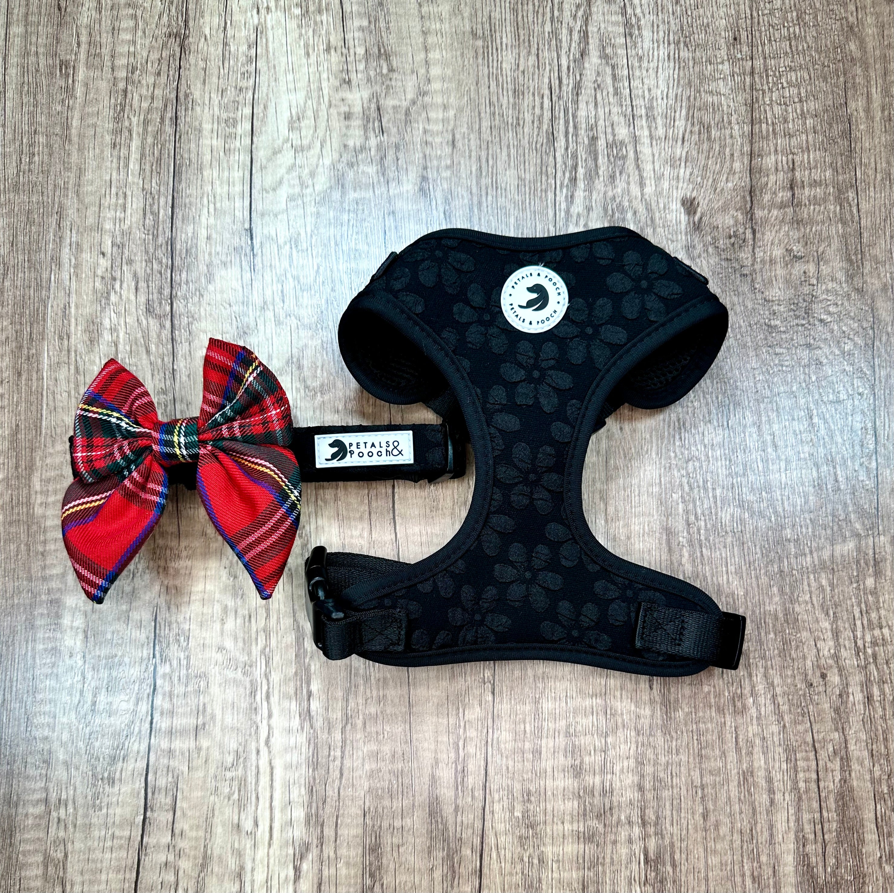 Winter Plaid Sailor Bow