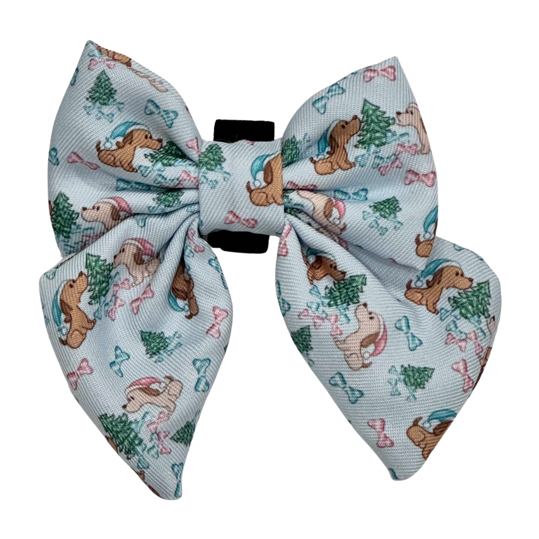 Merry Woofmas Sailor Bow