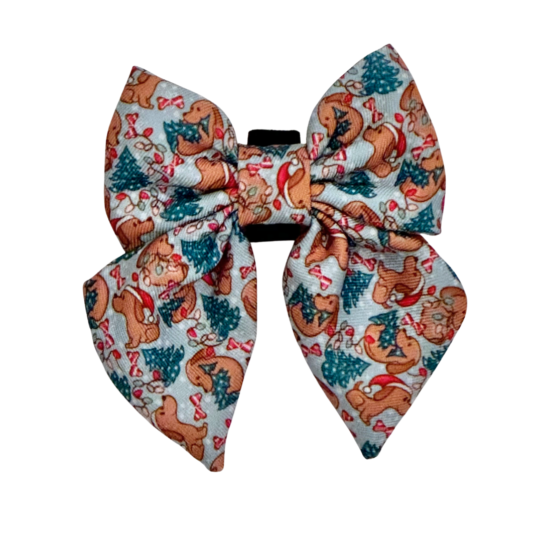 Santa Paws Sailor Bow
