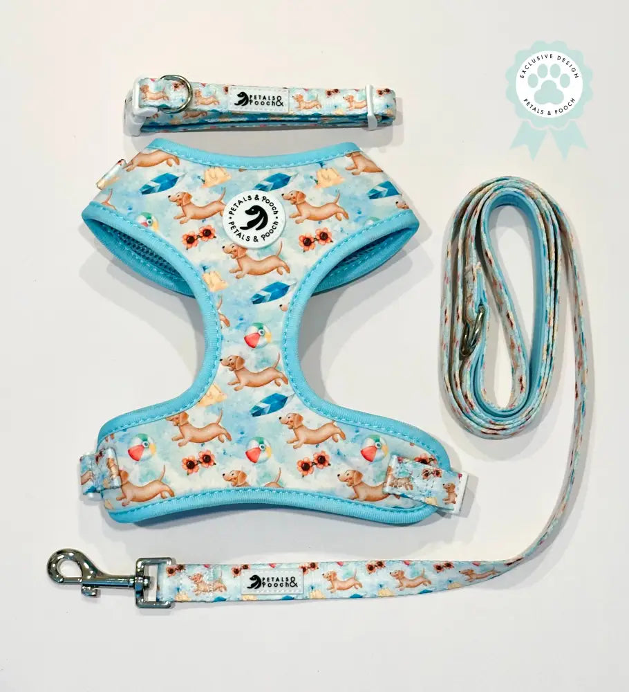 Doxie’s At The Beach Adjustable Harness Adjustable Harness