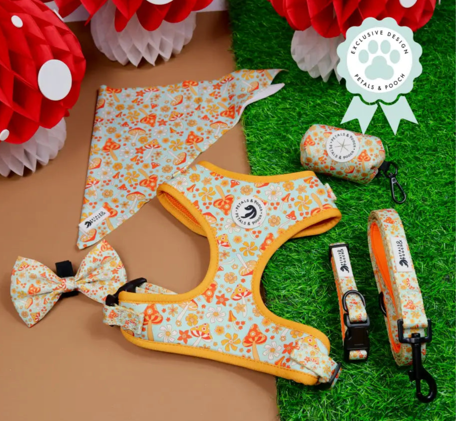 Groovy Fungi Adjustable Harness
