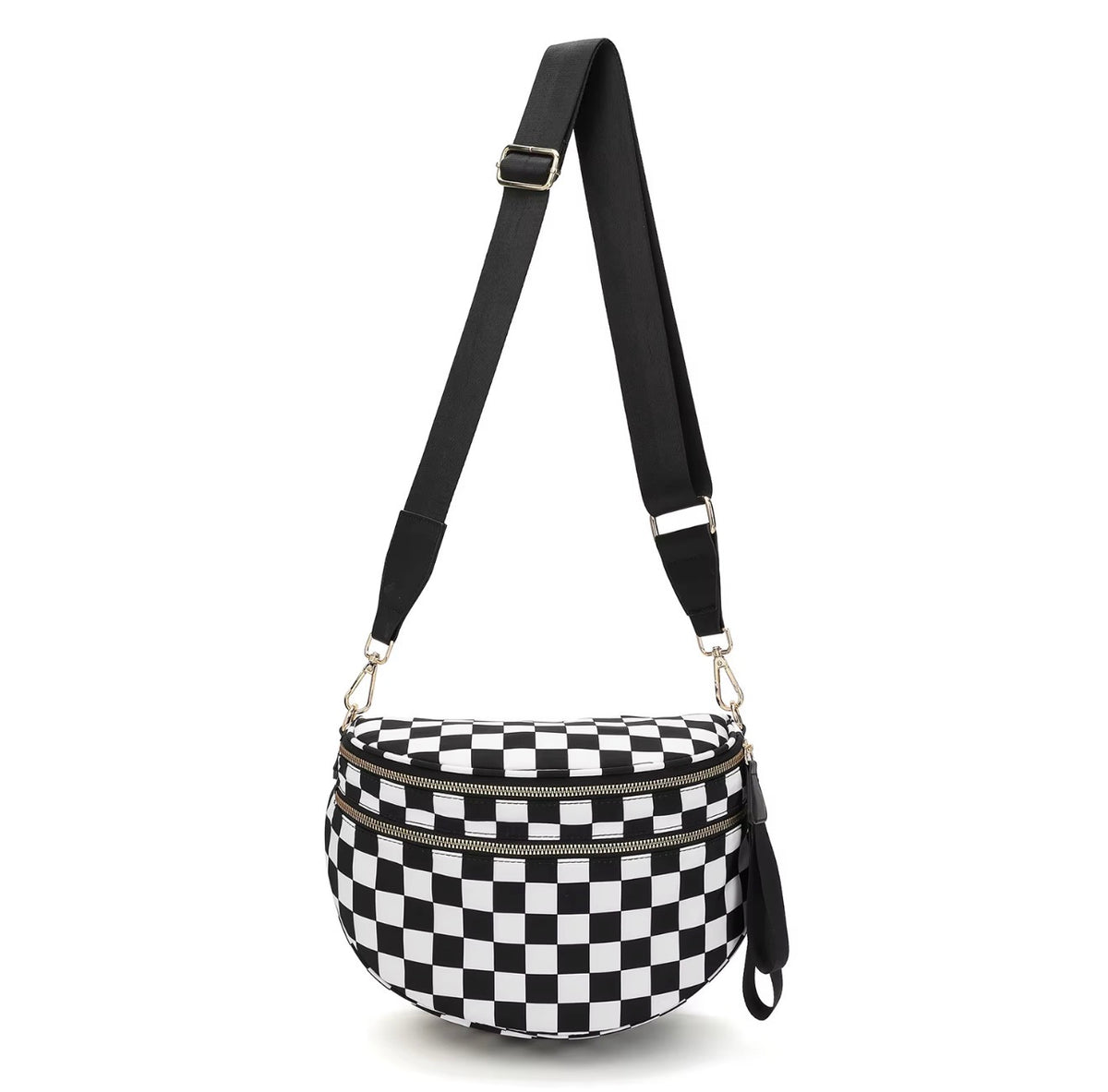 Checkered Cross Body Bum Bag