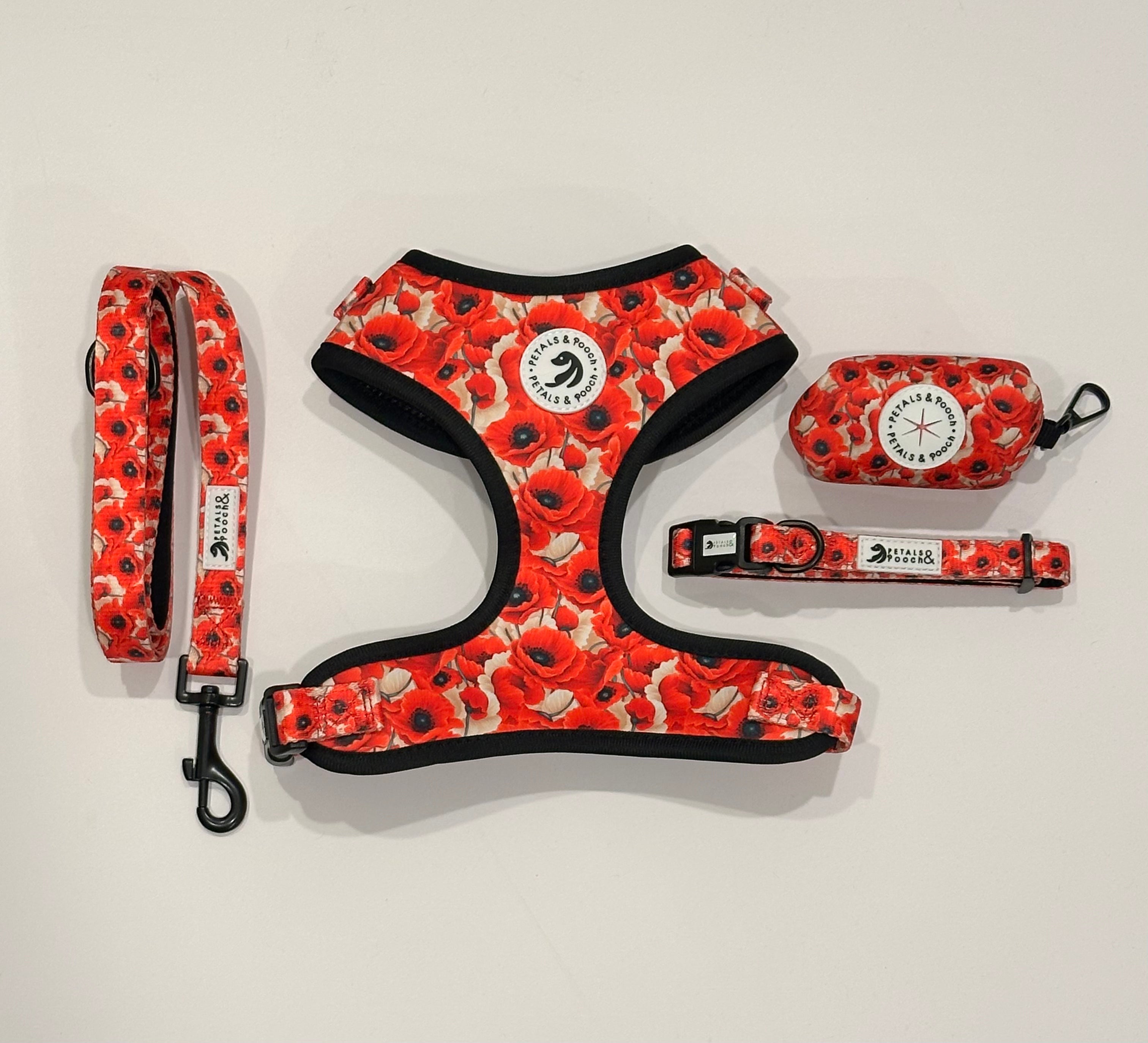 Field of Poppies Adjustable Harness