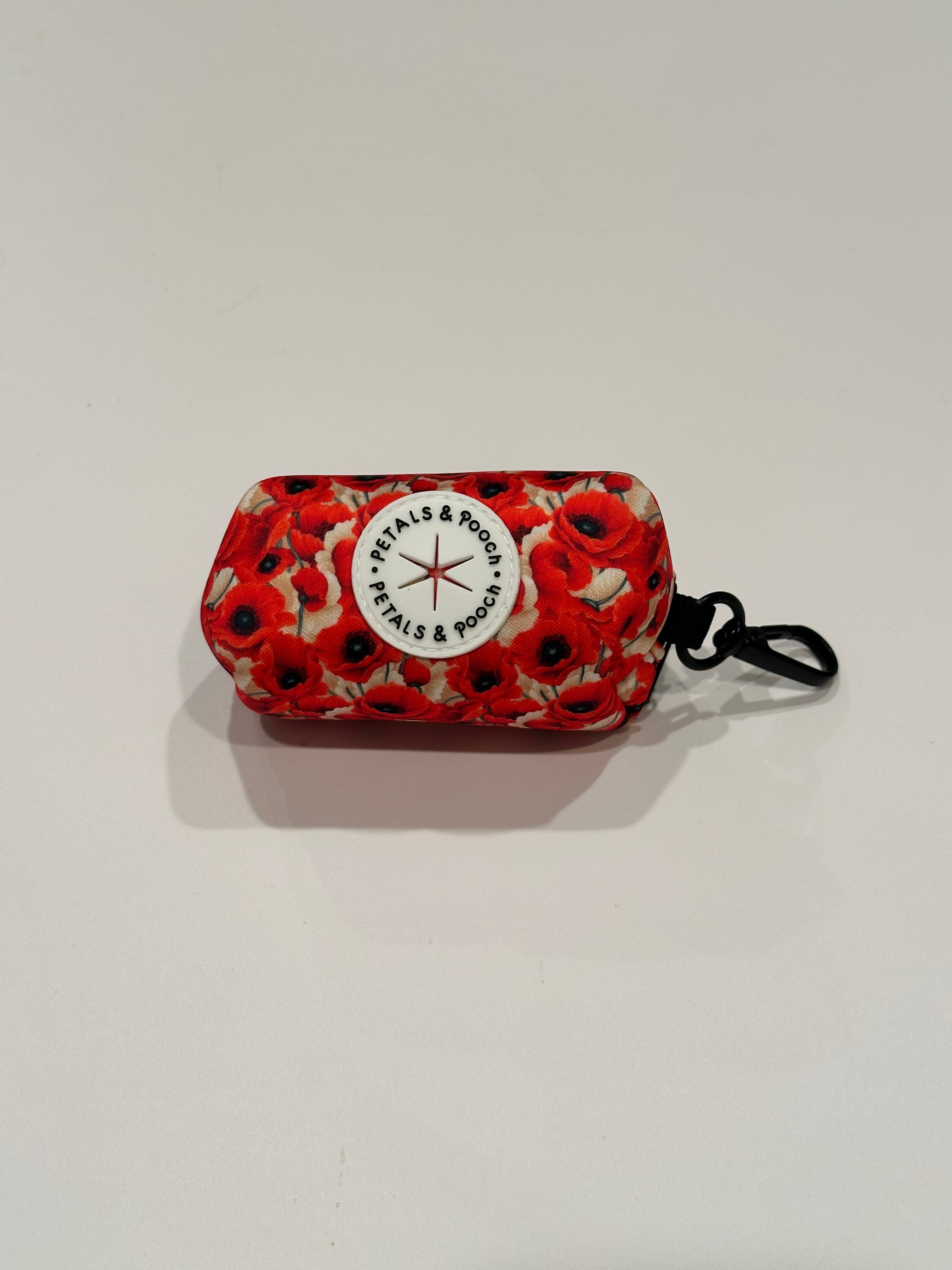 Field of Poppies Poop Bag Holder