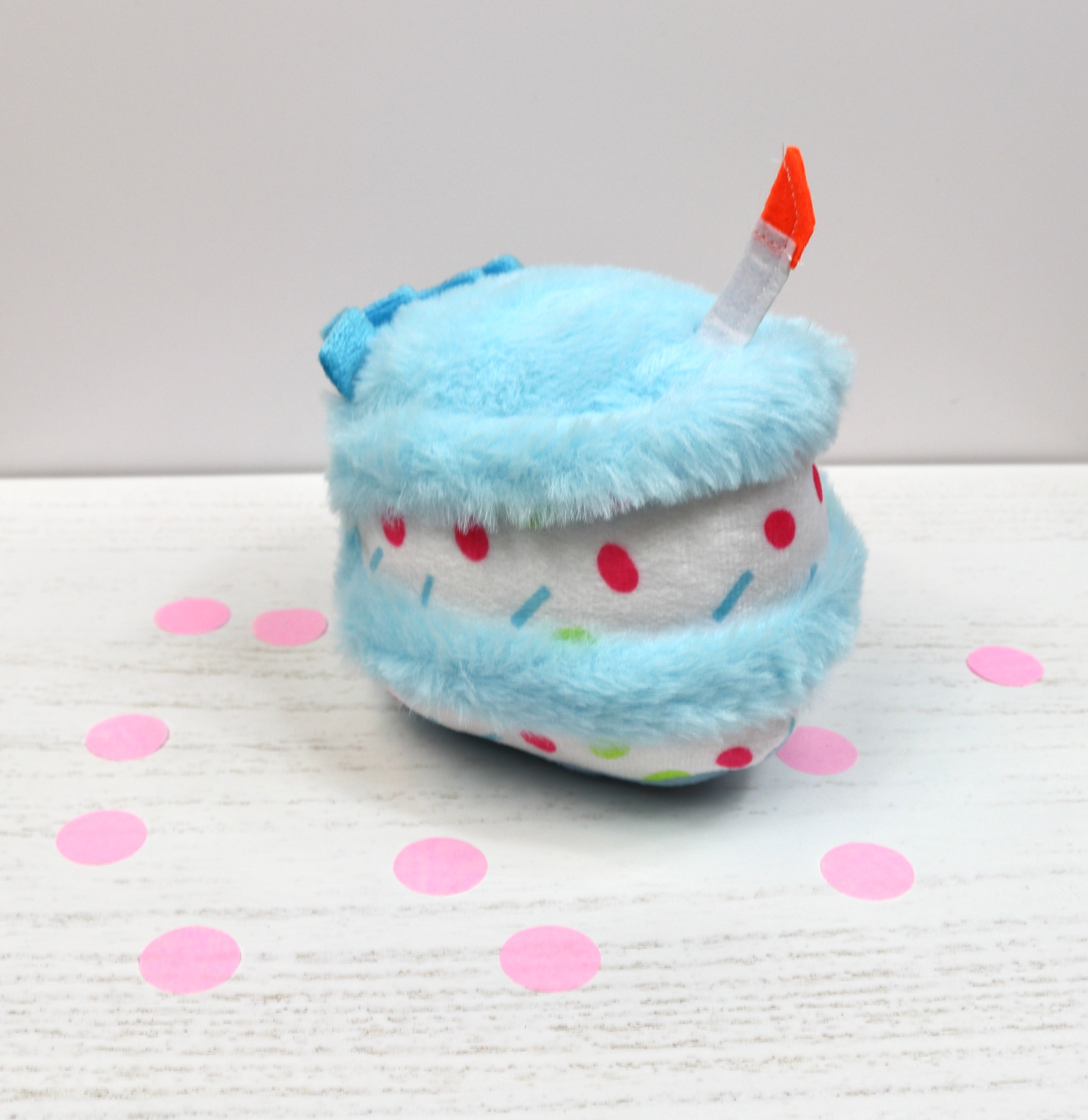 It's My Pawty Birthday Cake Slice Plush Toy