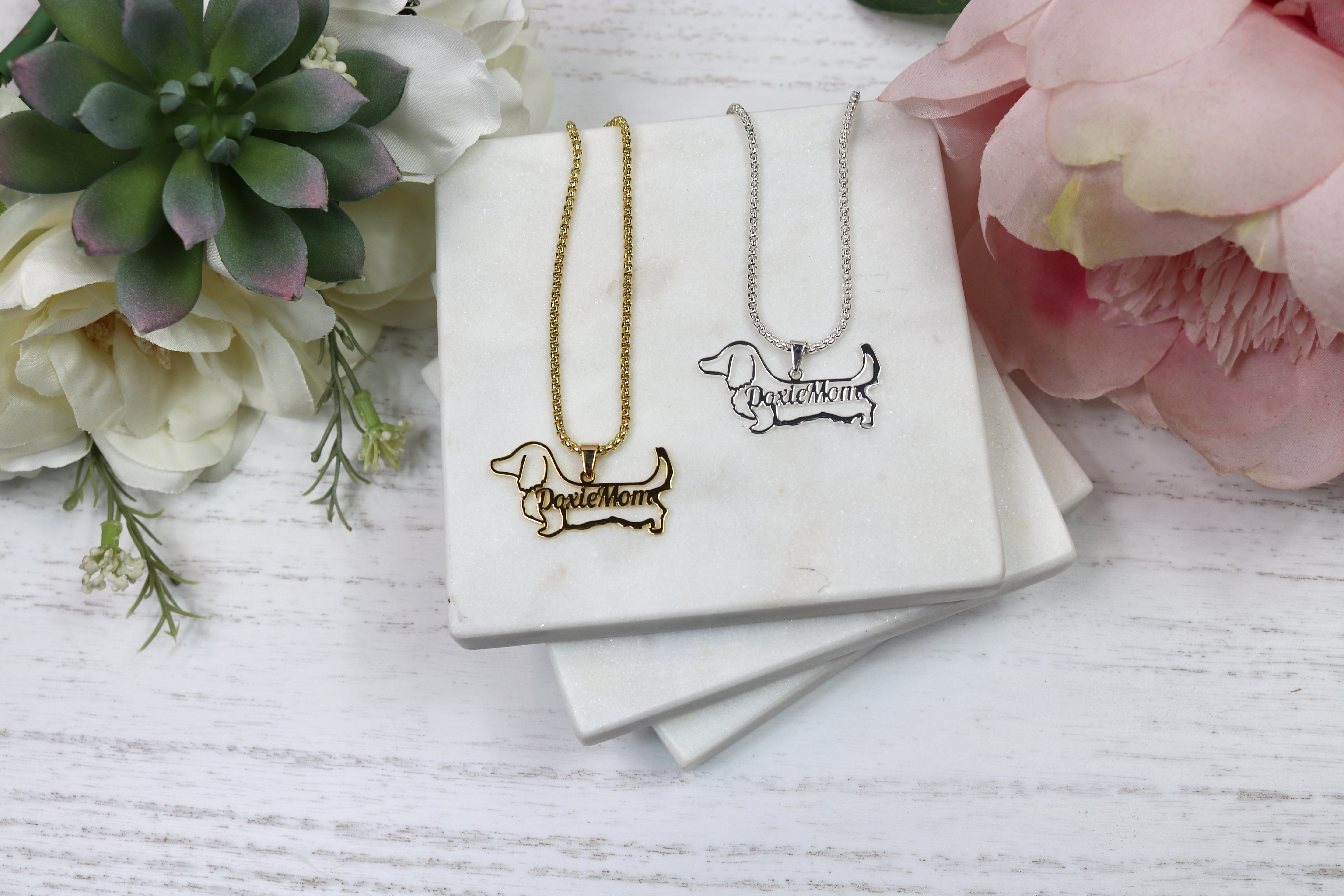 Doxie Mom Necklace