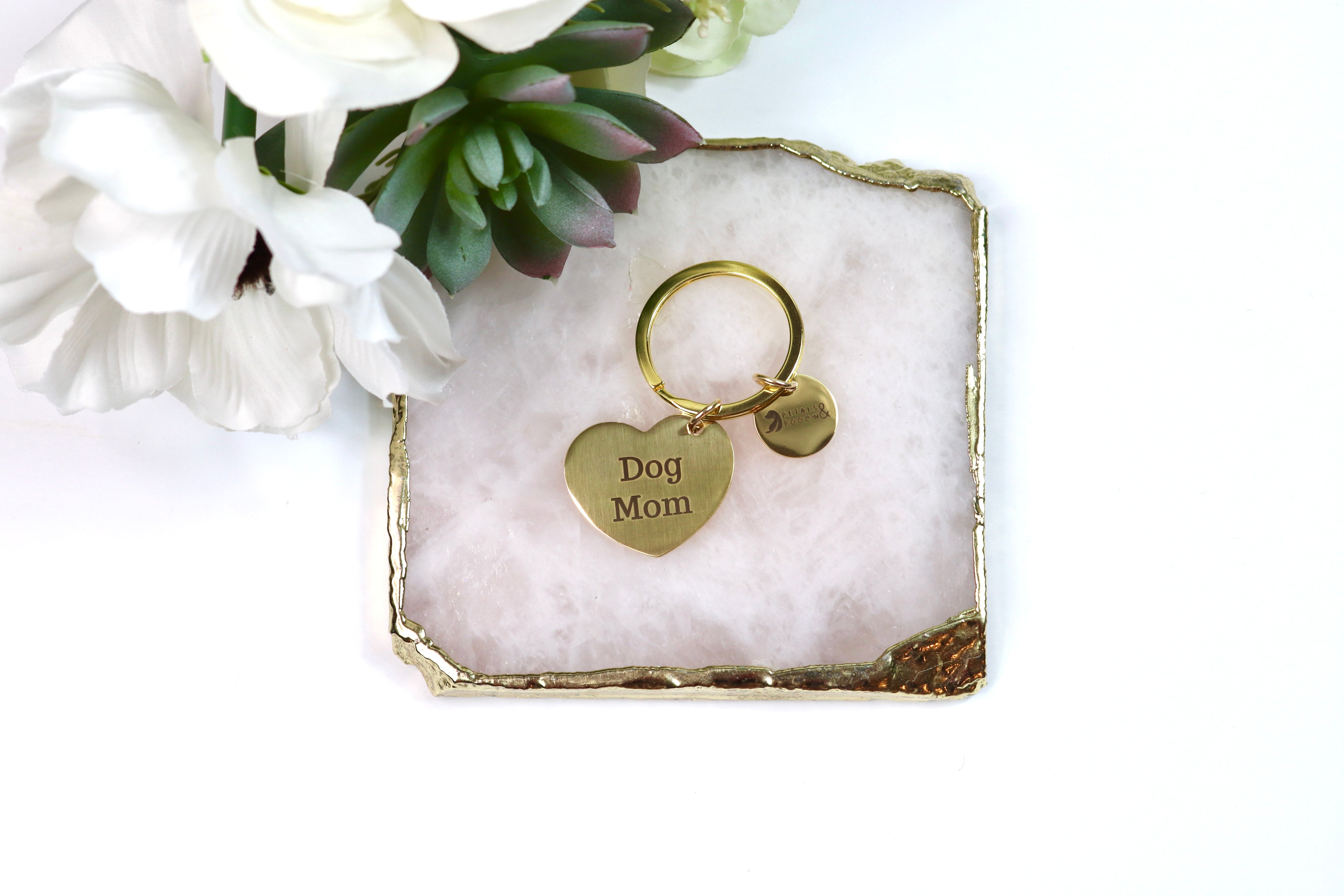 Dog Mom Keychain