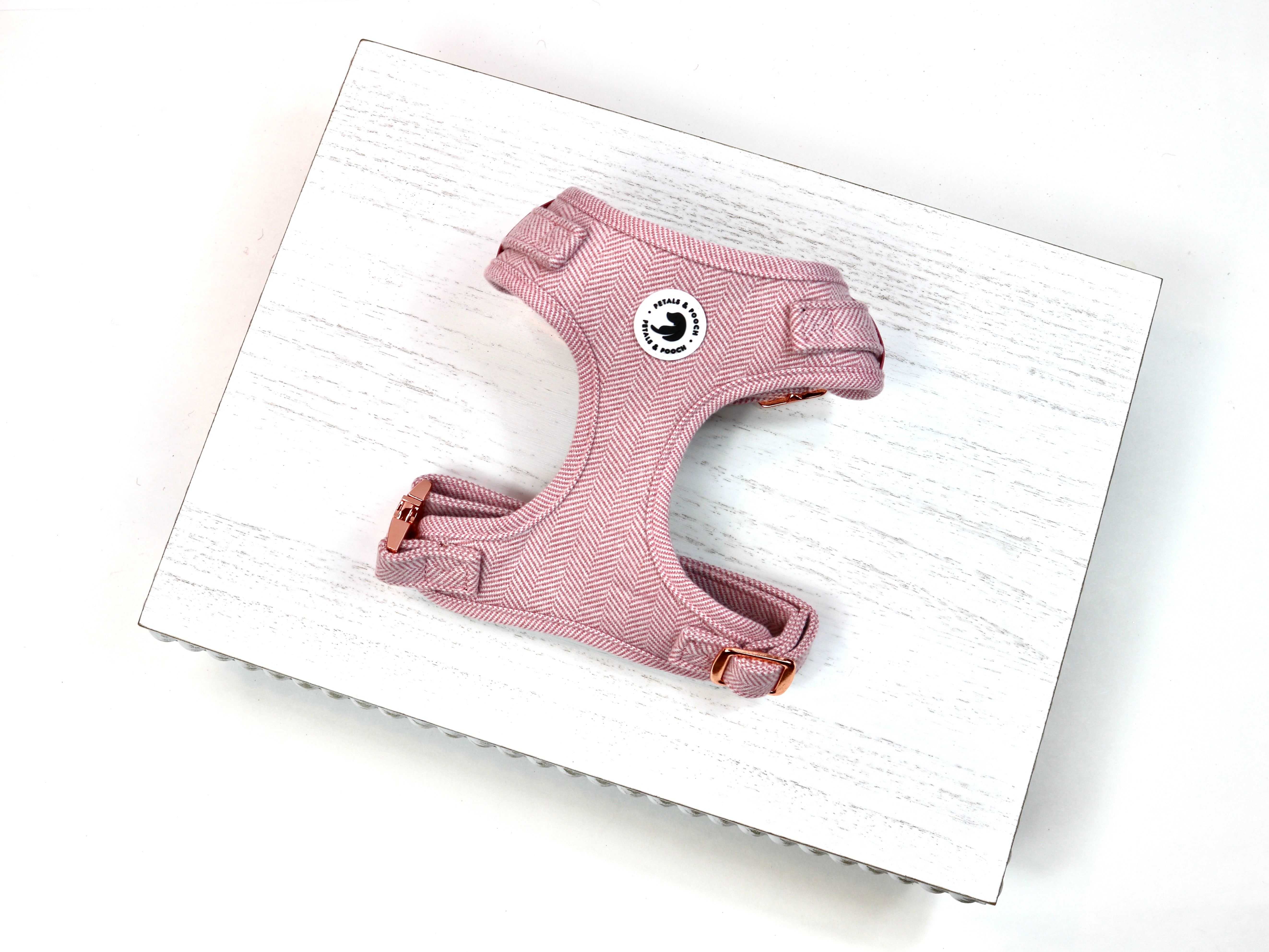 Tweedie in Pink Adjustable Harness