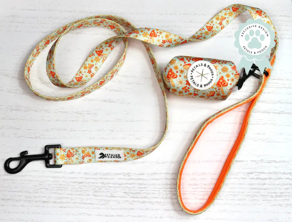 Groovy Fungi Leash Leashes-Fabric