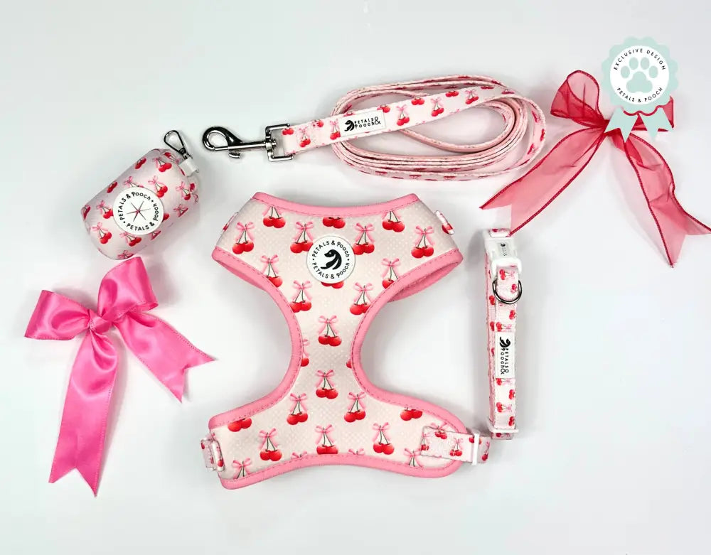 Mon Doux Cherry Adjustable Harness