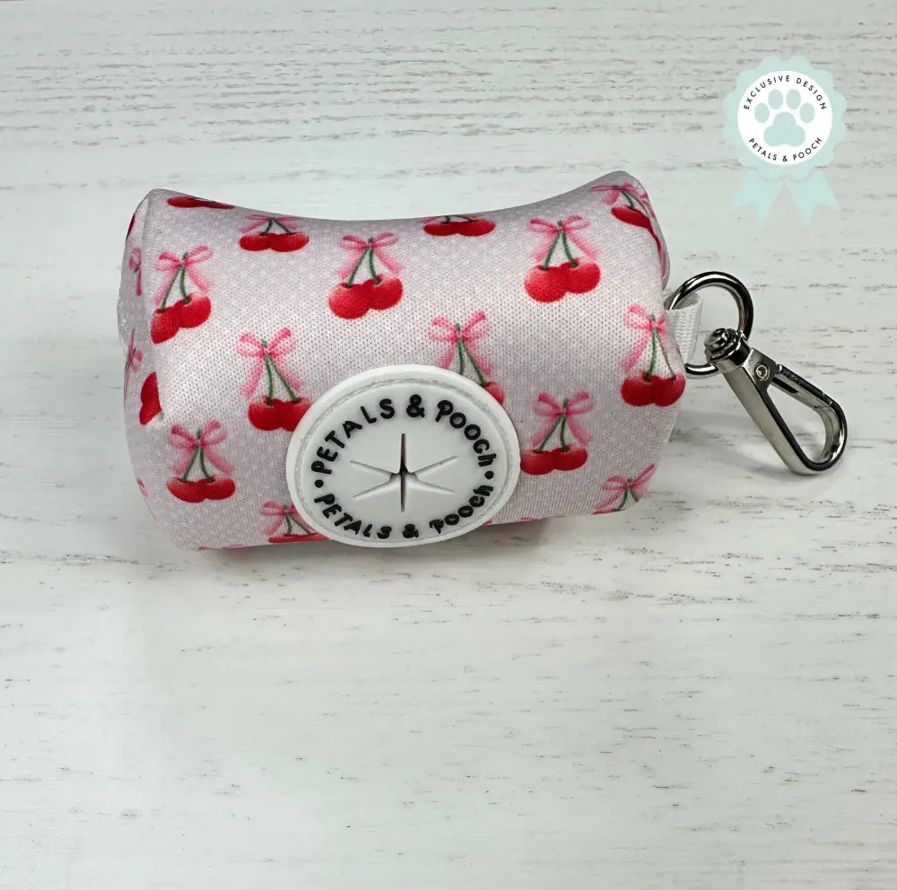 Mon Doux Cherry Poop Bag Holder