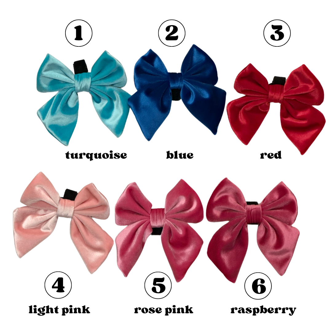 Velvet Sailor Bows